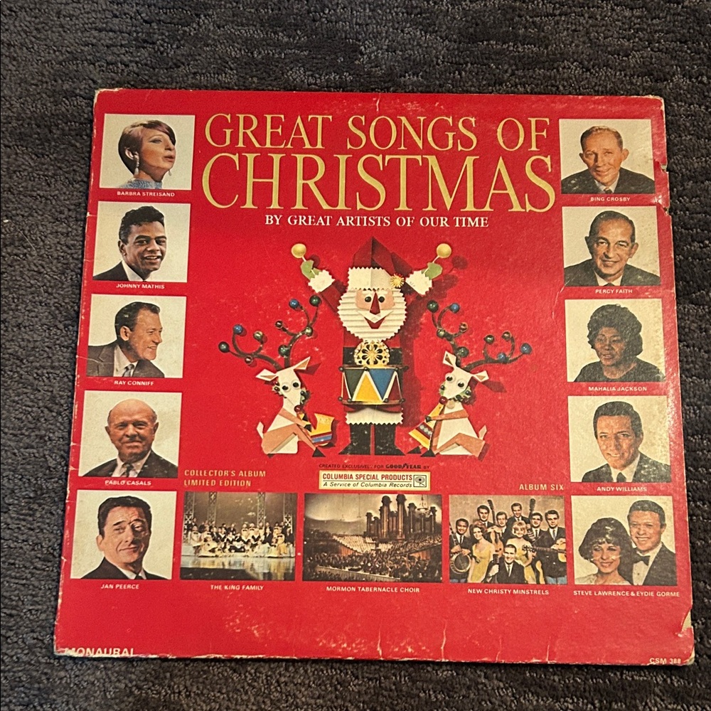 Great Songs of Christmas Vinyl Album